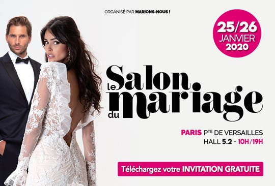 Retrouvez-nous au salon du mariage